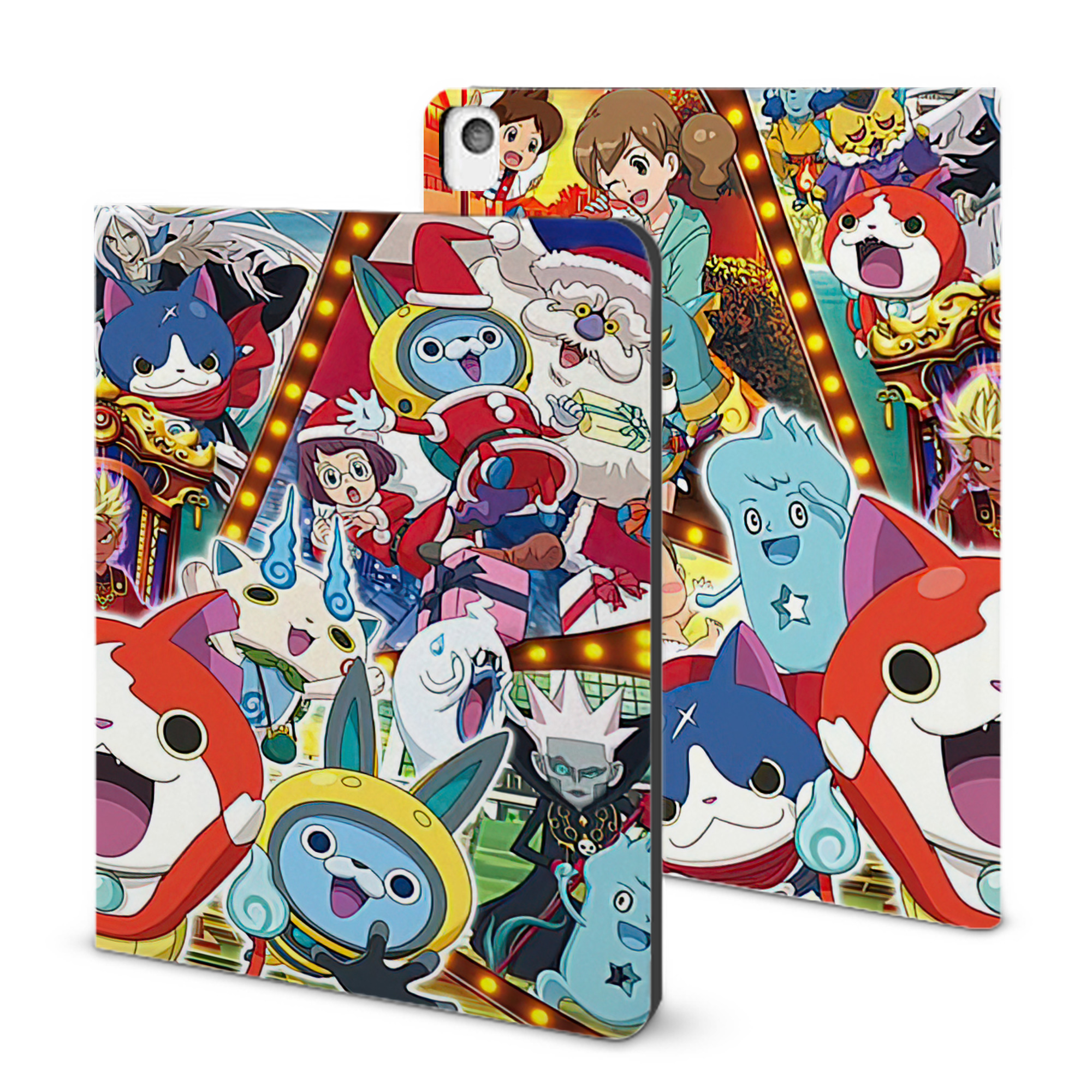（画像用） 妖怪ウォッチ Yo-kai Watch IPadケース ペンホルダー付き ブックスタイルデザイン